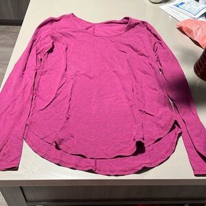 Lululemon pink/purple long sleeve